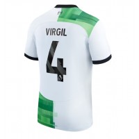 Moški Nogometni dresi Liverpool Virgil van Dijk #4 Gostujoči 2023-24 Kratek Rokav